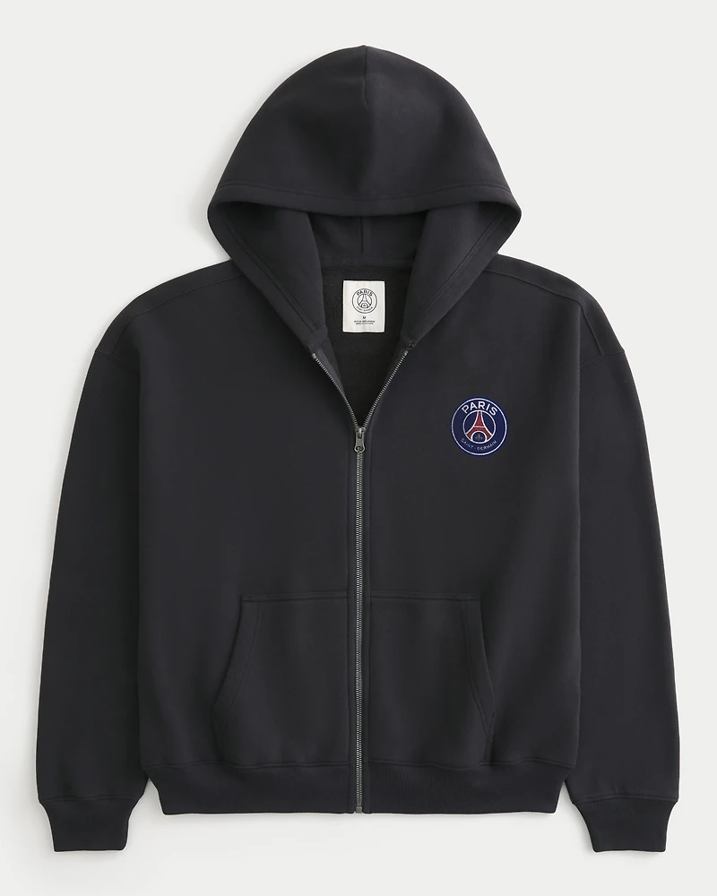 Paris Saint-Germain F.C. Graphic Zip-Up Hoodie