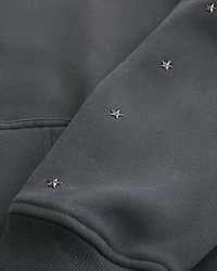 Boxy Star Detail Hoodie