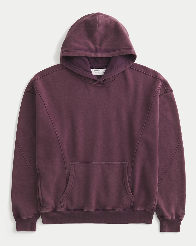 Boxy Seamed Hoodie