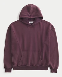 Boxy Seamed Hoodie