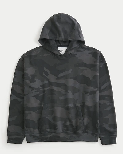 Boxy Camo Hoodie