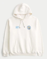 Relaxed Manchester City Graphic Hoodie