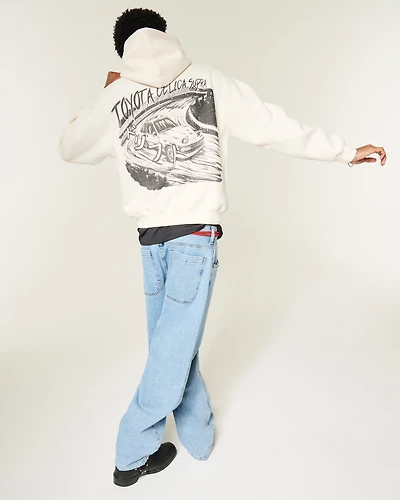 Boxy Toyota Celica Supra Graphic Hoodie