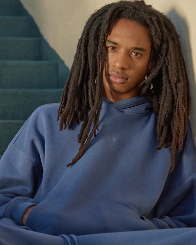 Hollister Feel Good Super Boxy Logo Hoodie