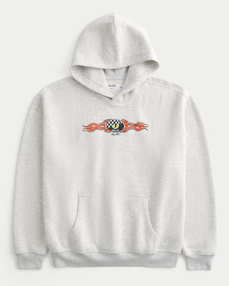 Boxy Shelby Cobra Graphic Hoodie
