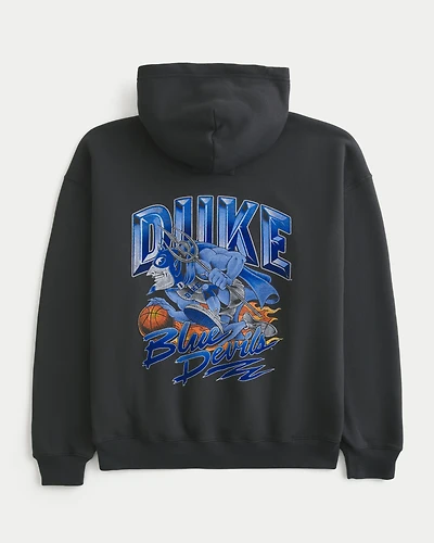Boxy Duke Blue Devils Graphic Hoodie