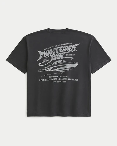 Boxy Monterey Bay Graphic Tee