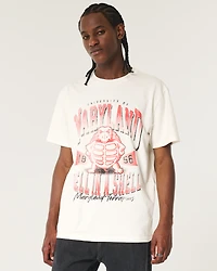 Relaxed University of Maryland Terrapins Graphic Tee