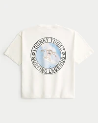 Boxy Crop Looney Tunes Taz Graphic Tee