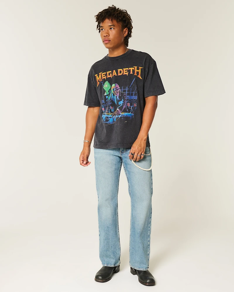 Boxy Megadeth Tour Graphic Tee