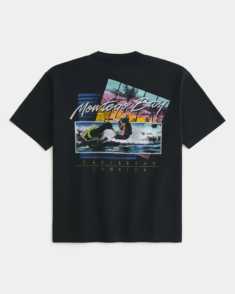 Boxy Montego Bay Graphic Tee