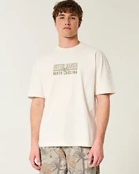 Boxy Heavyweight Outer Banks Graphic Tee