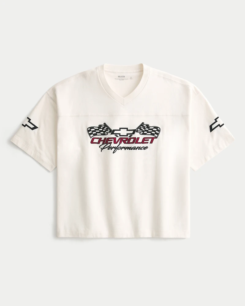 Baggy Heavyweight Crop Chevrolet Graphic Tee