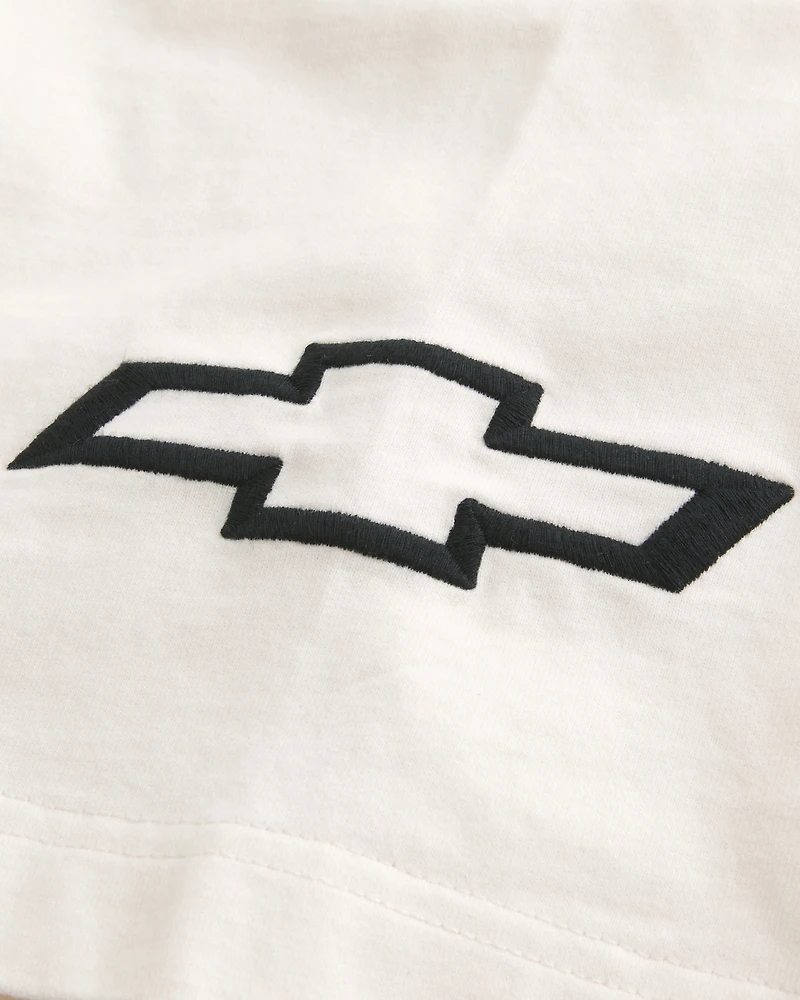 Baggy Heavyweight Crop Chevrolet Graphic Tee