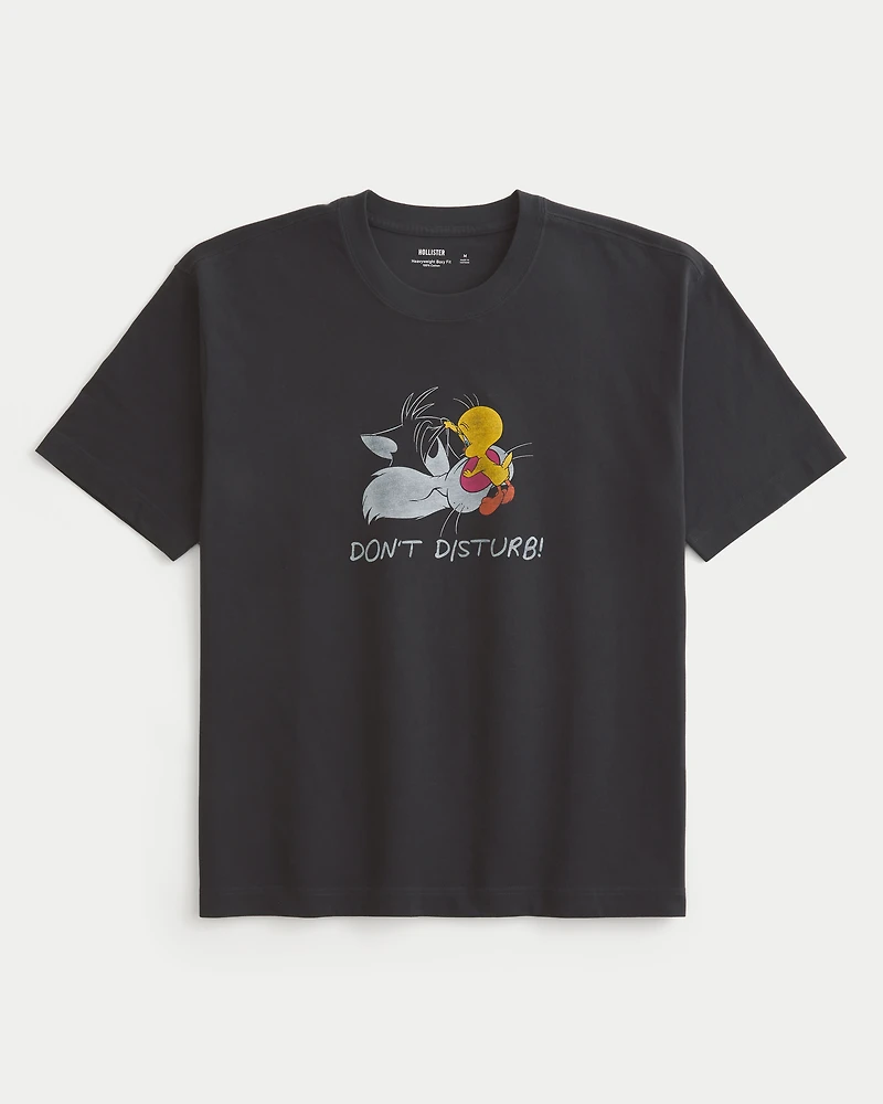 Boxy Heavyweight Looney Tunes Graphic Tee