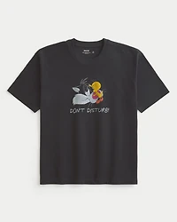 Boxy Heavyweight Looney Tunes Graphic Tee