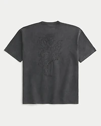 Boxy Heavyweight Los Angeles Graphic Tee