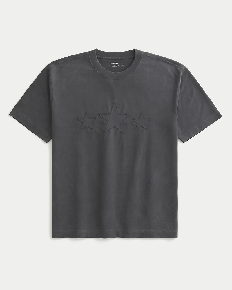 Boxy Heavyweight Star Graphic Tee