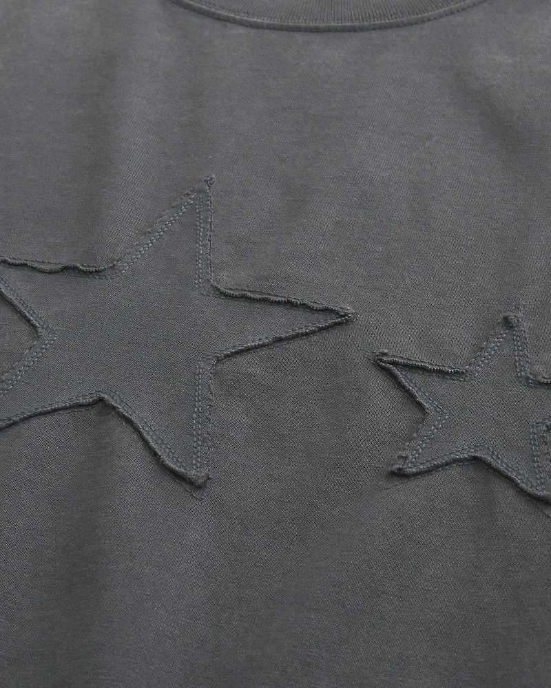Boxy Heavyweight Star Graphic Tee