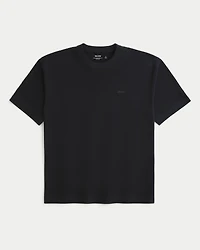 Boxy Heavyweight Micro Logo Crew T-Shirt