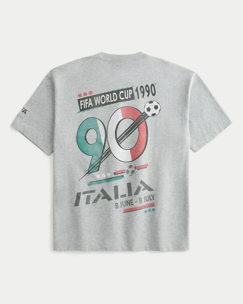 Boxy Heavyweight FIFA World Cup Italia Graphic Tee