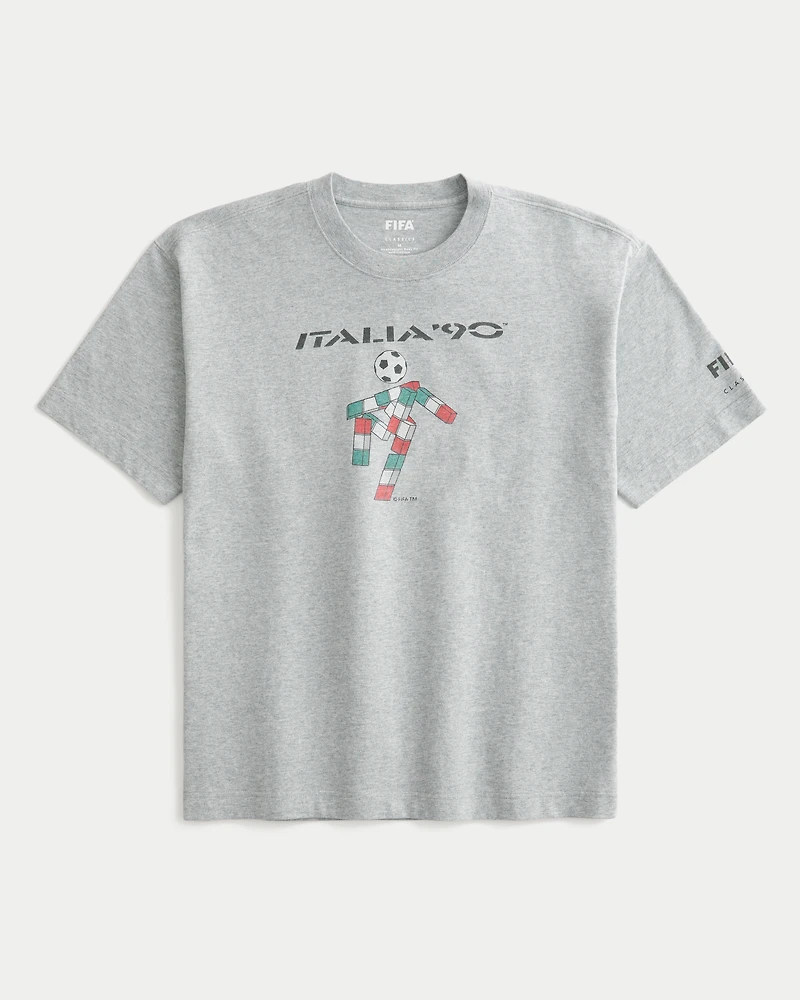 Boxy Heavyweight FIFA World Cup Italia Graphic Tee