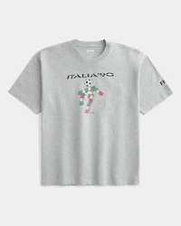 Boxy Heavyweight FIFA World Cup Italia Graphic Tee