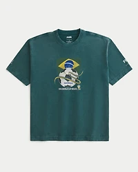Boxy Heavyweight FIFA World Cup Brazil Graphic Tee