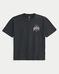 Boxy The Ohio State University Buckeyes Basketball Graphic Tee