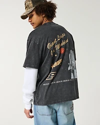 Boxy Purdue University Graphic Tee