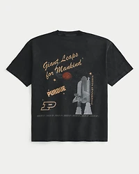 Boxy Purdue University Graphic Tee
