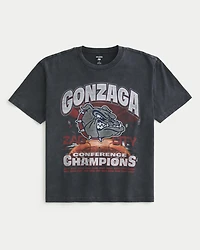 Boxy Gonzaga University Graphic Tee