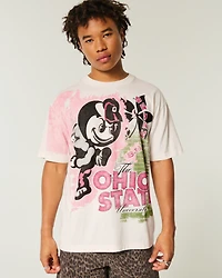 Boxy Ohio State Buckeyes Graphic Tee