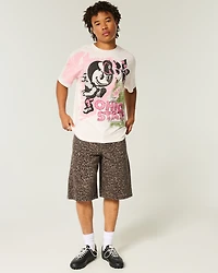 Boxy Ohio State Buckeyes Graphic Tee