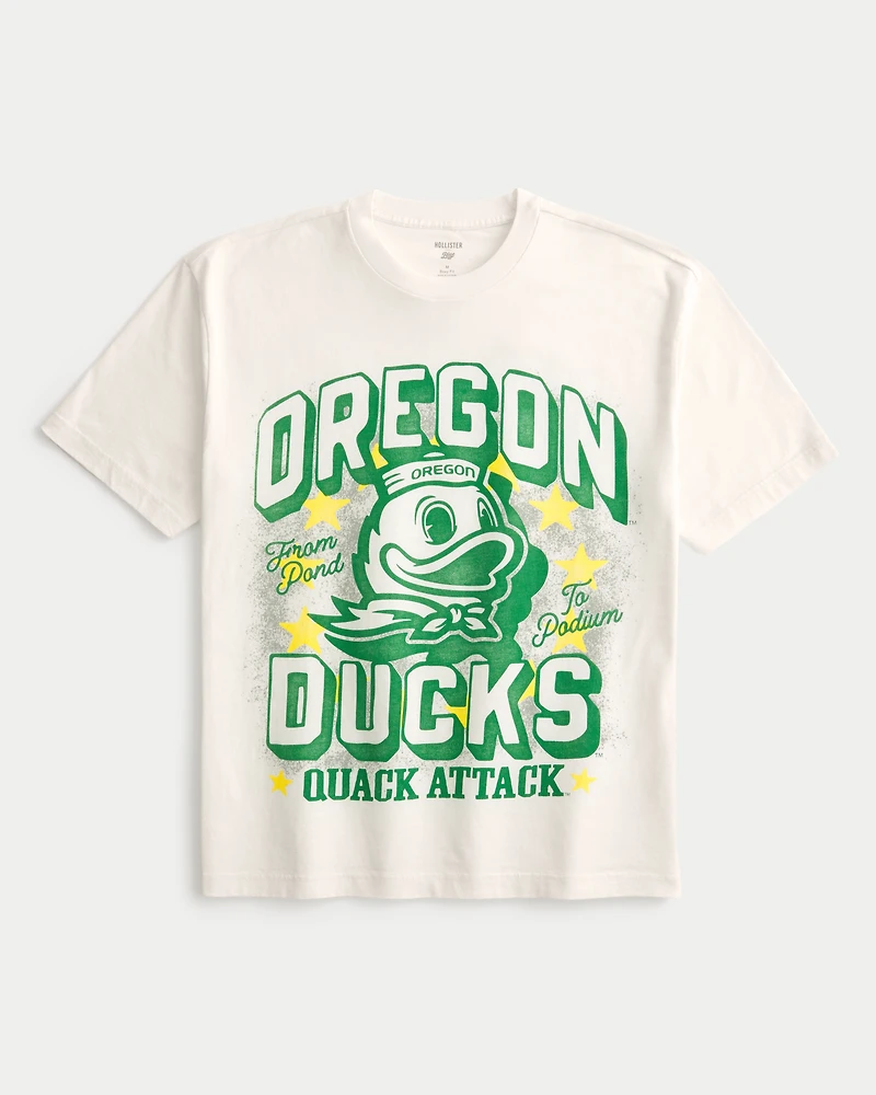 Boxy University of Oregon Ducks Graphic Tee