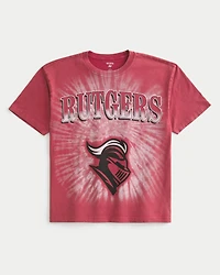 Boxy Rutgers Scarlet Knights Graphic Tee