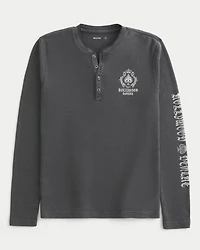 Hollywood Graphic Thermal Henley