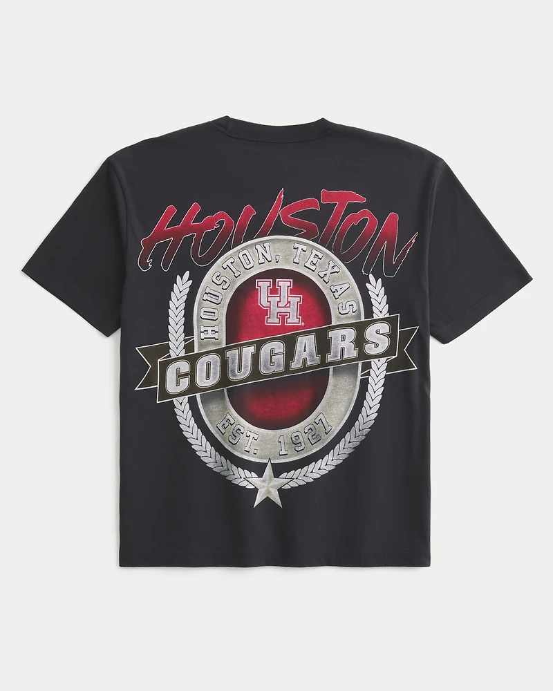 Boxy University of Houston Cougars Graphic Tee