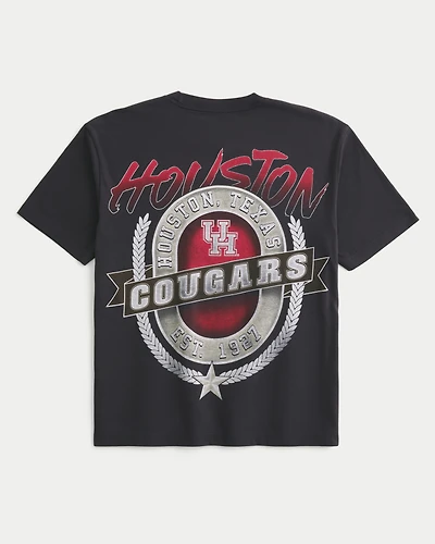 Boxy University of Houston Cougars Graphic Tee