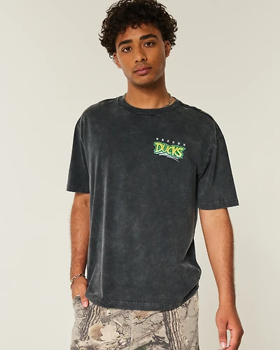 Boxy University of Oregon Ducks Graphic Tee