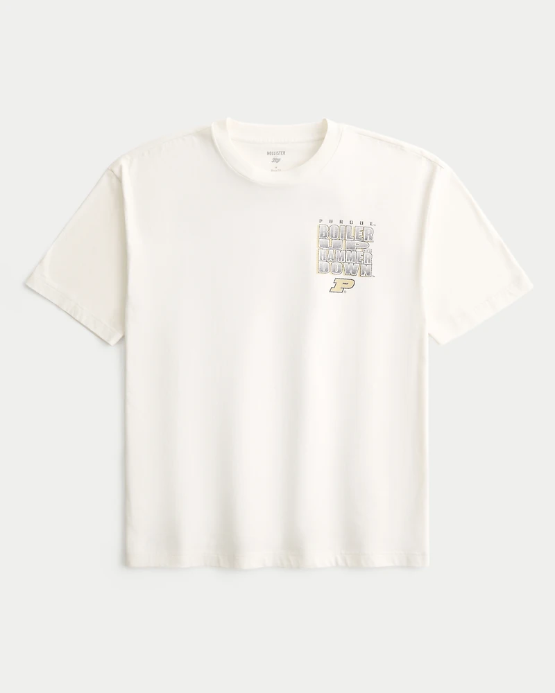 Boxy Purdue University Boilermakers Graphic Tee