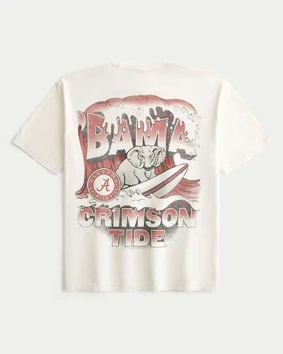 Boxy University of Alabama Graphic Tee