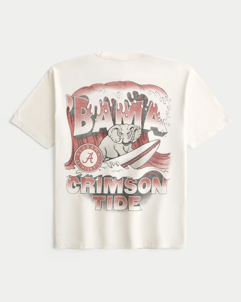 Boxy University of Alabama Crimson Tide Graphic Tee