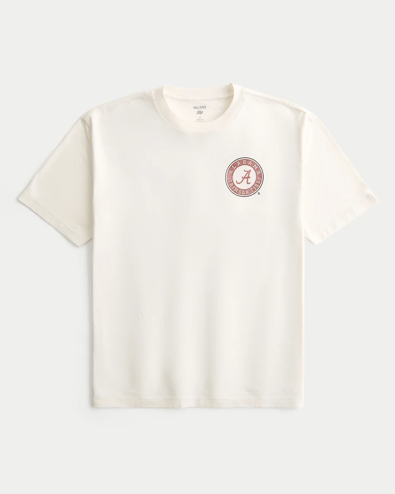 Boxy University of Alabama Crimson Tide Graphic Tee