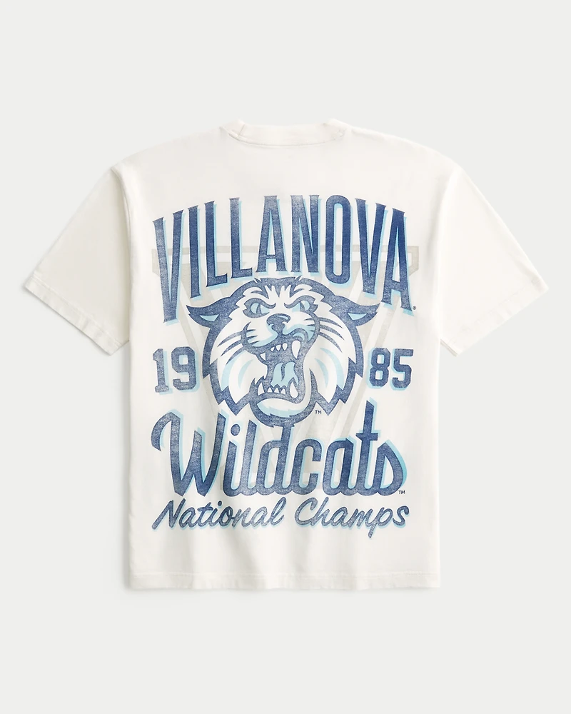 Boxy Villanova University Wildcats Graphic Tee