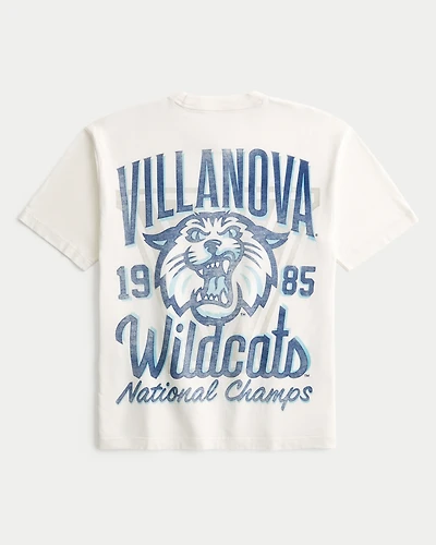 Boxy Villanova University Wildcats Graphic Tee