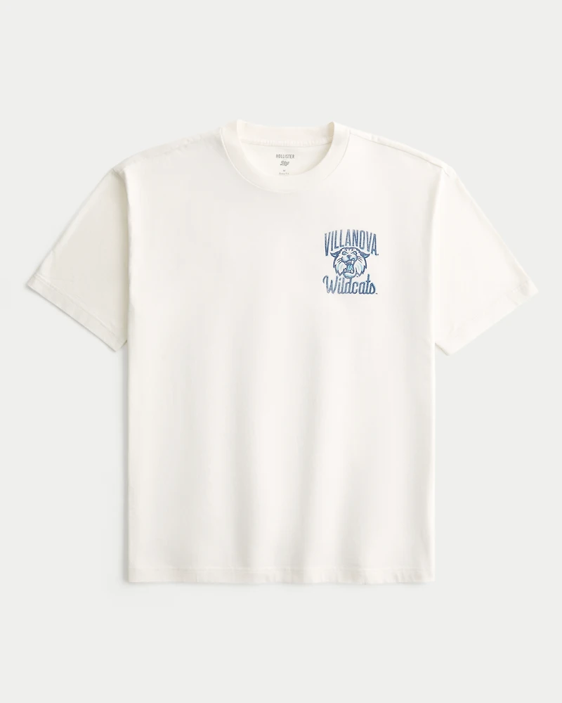 Boxy Villanova University Wildcats Graphic Tee