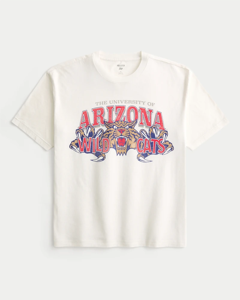 Boxy University of Arizona Wildcats Graphic Tee