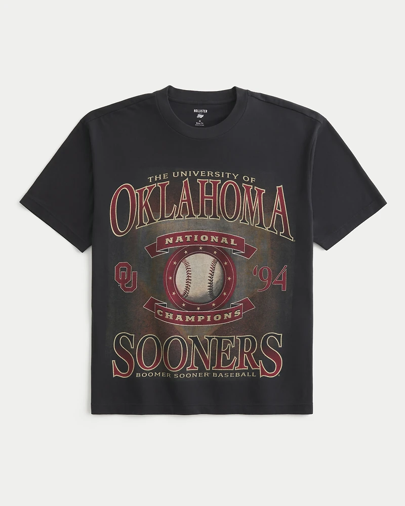 Boxy University of Oklahoma Sooners Graphic Tee