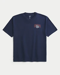 Boxy Gonzaga University Bulldogs Graphic Tee